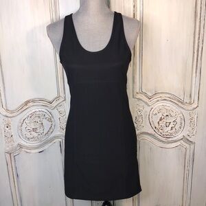Millau Black Tank Style Slightly Ribbed Scoop Neck Sleeveless Dress Size Medium
